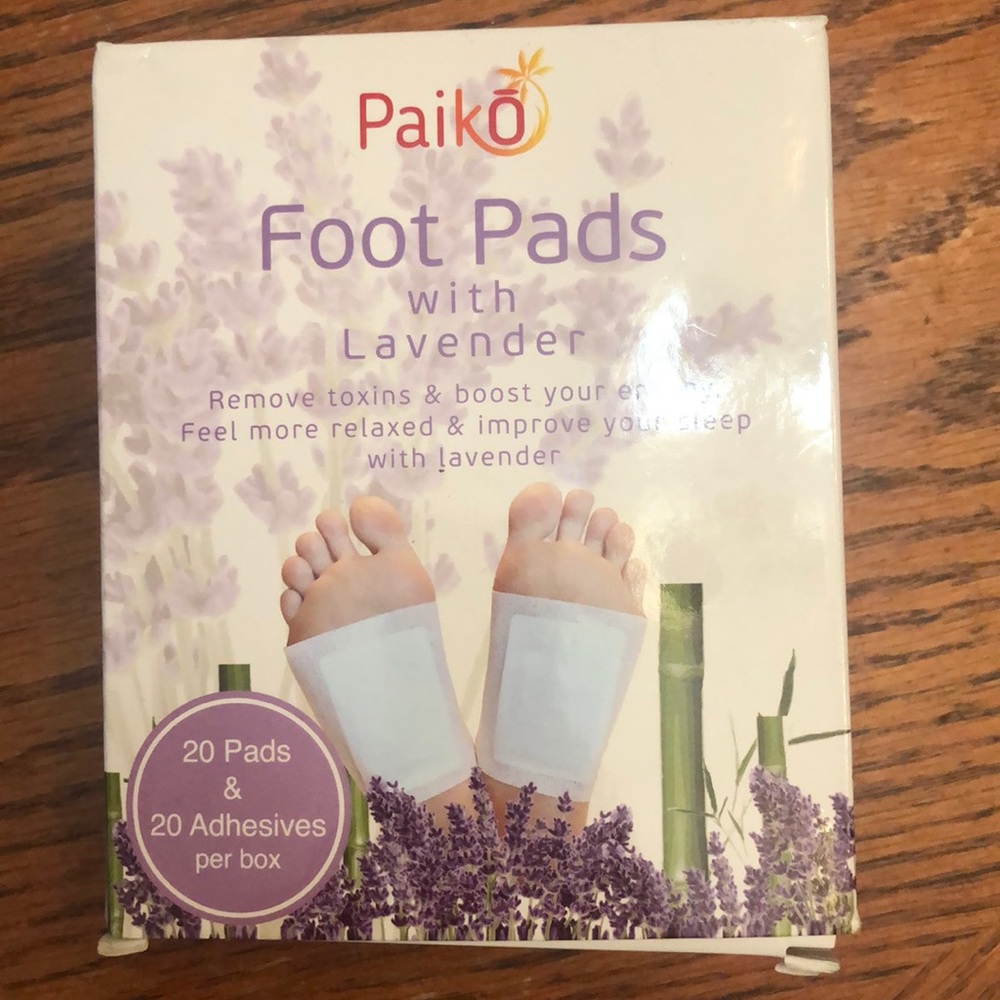 Foot pads with lavenders